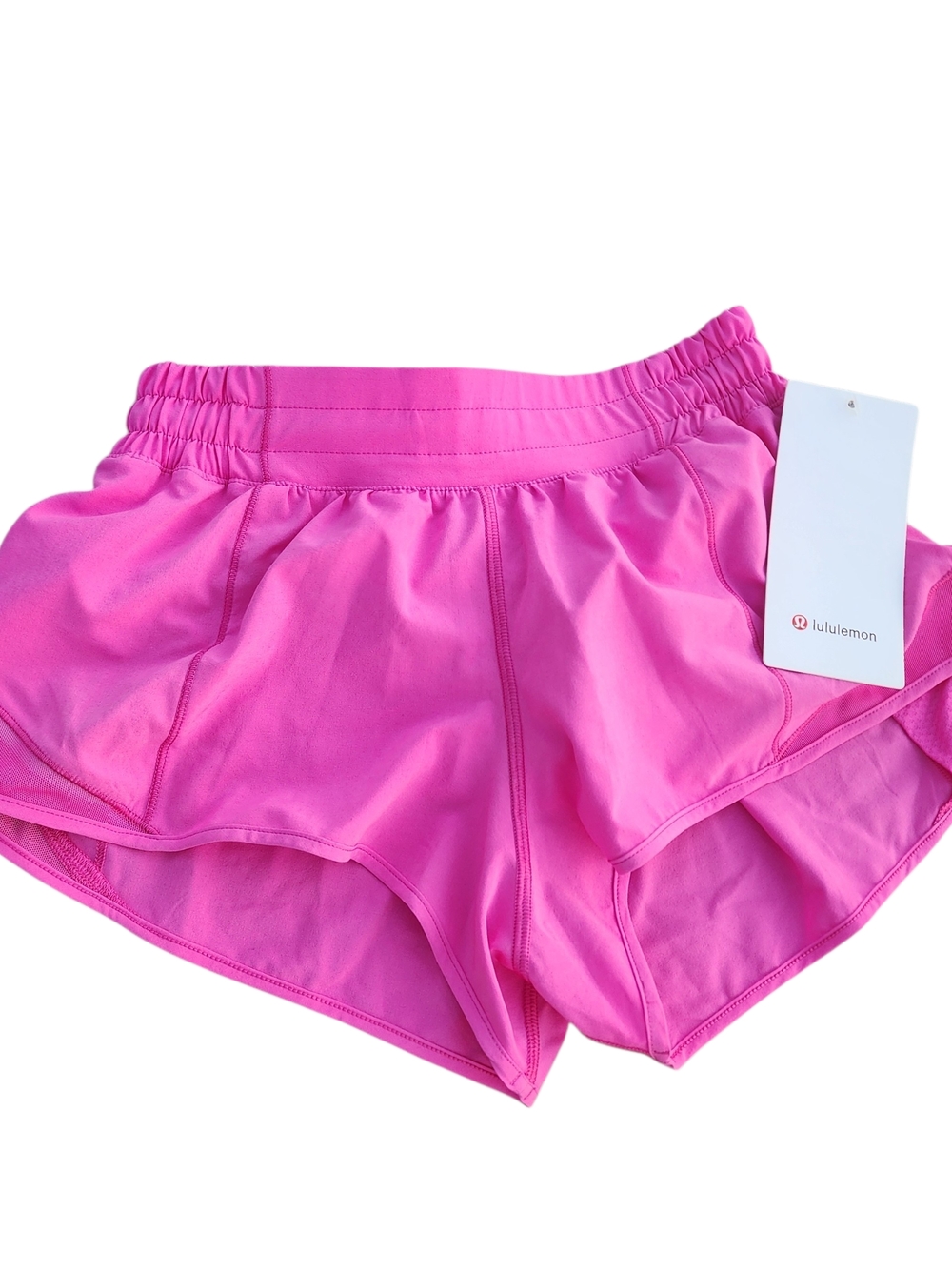lululemon athletica Hotty Hot LR 2.5" Inseam Pink Athletic Shorts Size 6